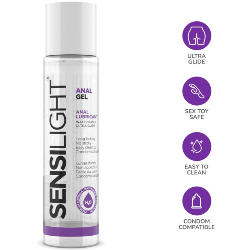 INTIMATELINE - SENSILIGHT SLIDING ANAL GEL 60 ML Produktansicht und Details