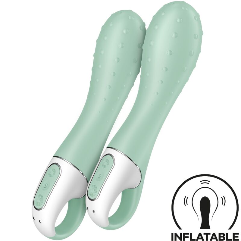 Satisfyer Air Pump Vibrator 3 – Aufblasbarer G-Punkt Stimulator, 12 Vibrationsprogramme, wasserdicht – Klitorisstimulator Bild 3