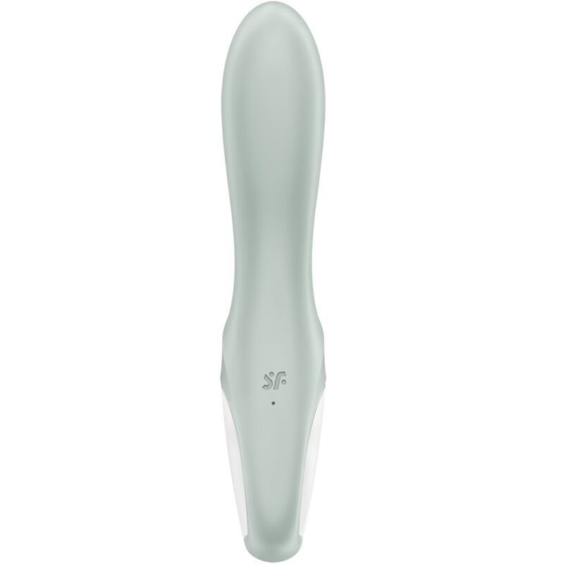 SATISFYER - AIR PUMP BOOTY 3 AUFBLASBARER ANALVIBRATOR GRAUGRÜN hochwertiges Intimtoy