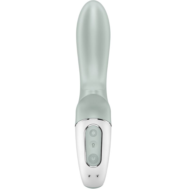 SATISFYER - AIR PUMP BOOTY 3 AUFBLASBARER ANALVIBRATOR GRAUGRÜN für sinnliche und diskrete Momente