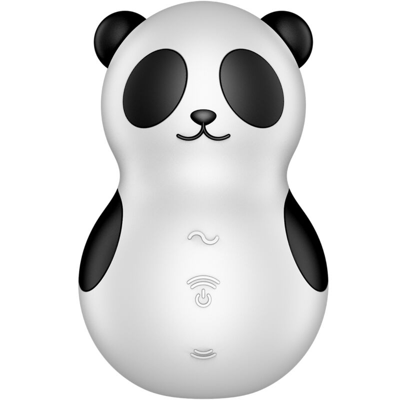 SATISFYER - POCKET PANDA STIMULATOR & VIBRATOR SCHWARZ WEISS für intensive Stimulation und Self-Love