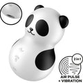 SATISFYER - POCKET PANDA STIMULATOR & VIBRATOR SCHWARZ WEISS Klitorisstimulator diskret online kaufen