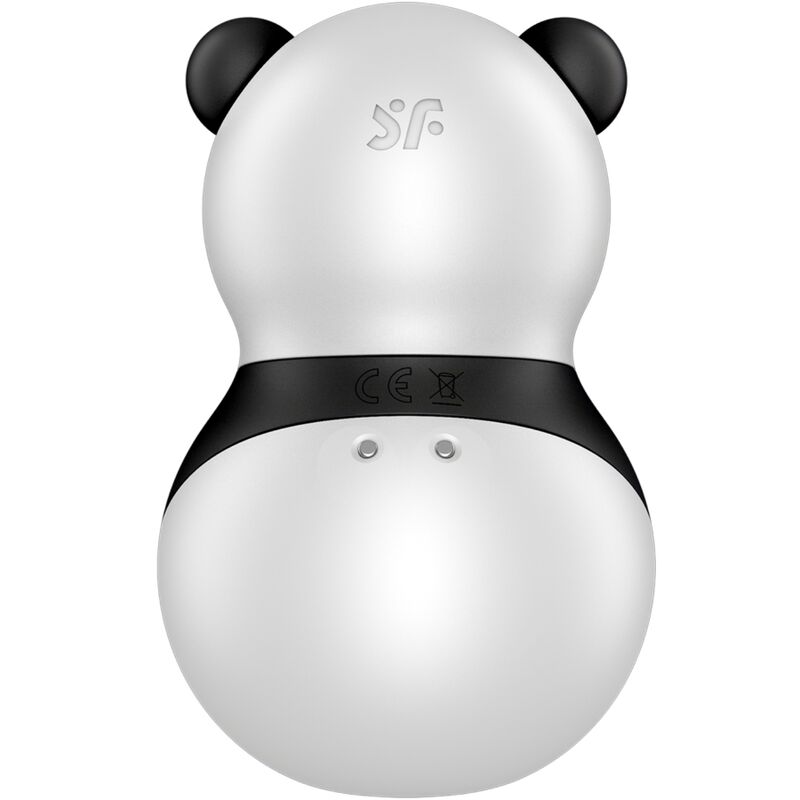 SATISFYER - POCKET PANDA STIMULATOR & VIBRATOR SCHWARZ WEISS hochwertiges Sextoy bei Secret Pulse