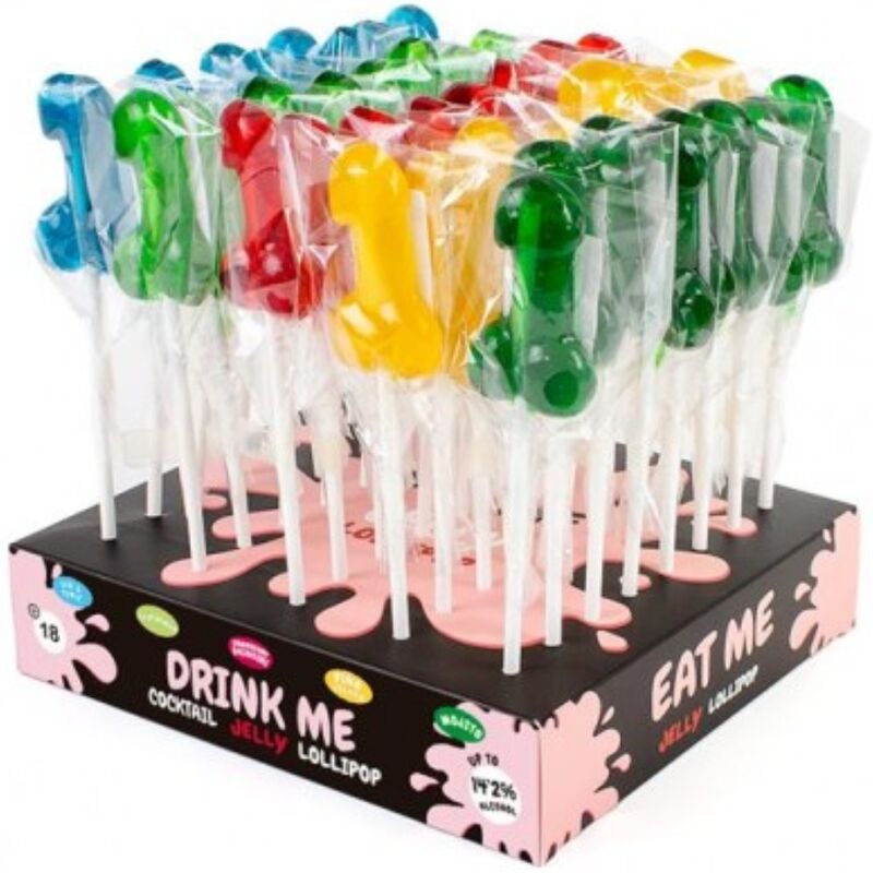 SECRETPLAY - DISPLAY SORTIMENT PENIS-LUTSCHER MIT ALKOHOL 40 EINHEITEN Detailansicht bei Secret Pulse
