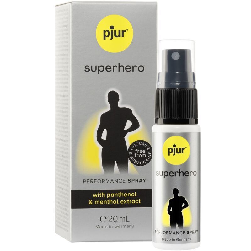 PJUR - SUPERHERO PERFORMANCE RETARDANT SPRAY 20 ML – Verzögerungsprodukt Bild 1