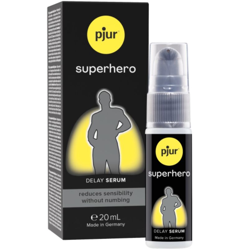 PJUR - SUPERHERO KONZENTRIERTES VERZÖGERUNGSSERUM 20ML – Verzögerungsprodukt von PJUR
