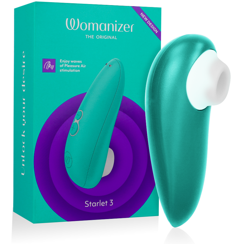 WOMANIZER - STARLET 3 - Wasserdicht / TÜRKIS Klitorisstimulator diskret online kaufen