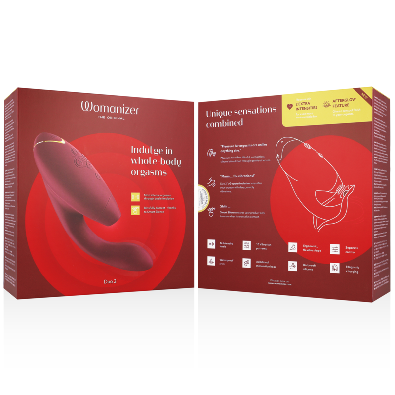 WOMANIZER - Doppelstimulator - G-Punkt- und Klitorisstimulation für intensive Stimulation und Self-Love