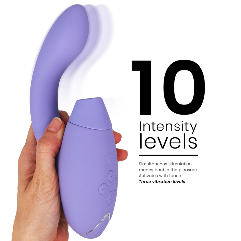 WOMANIZER - Doppelstimulator - G-Punkt- und Klitorisstimulation hochwertiges Sextoy bei Secret Pulse