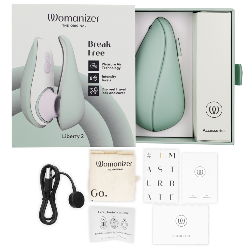 Womanizer Liberty 2 / HELLGRÜN Klitorisstimulator diskret online kaufen