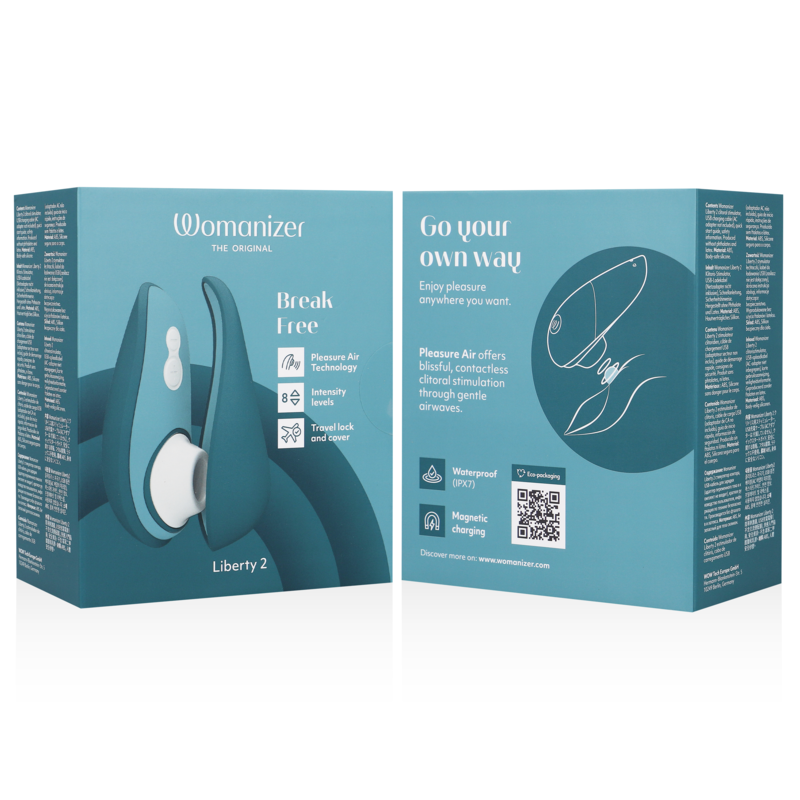Womanizer Liberty 2 / BLAU für intensive Stimulation und Self-Love