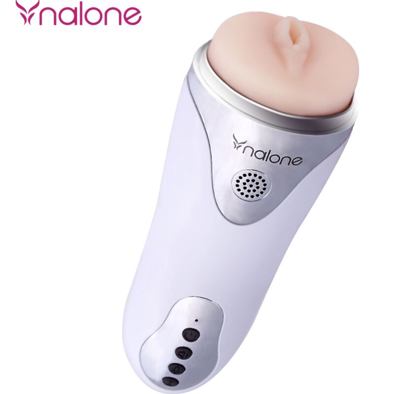 NALONE - MAGICIAN MASTURBATOR MIT VIBRATION WEISS – automatischer Masturbator Bild 4