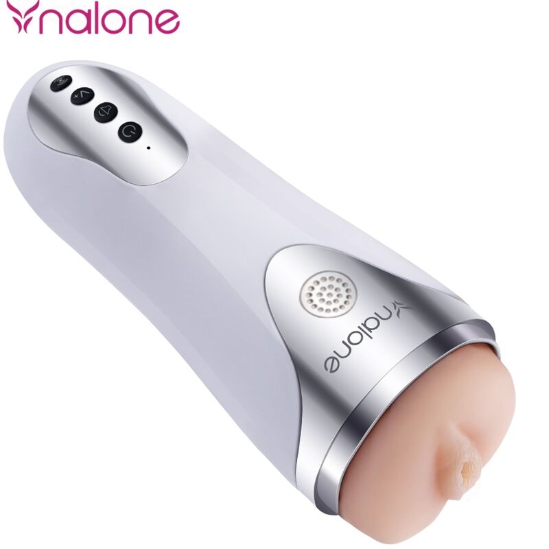NALONE - MAGICIAN MASTURBATOR MIT VIBRATION WEISS – automatischer Masturbator Bild 6