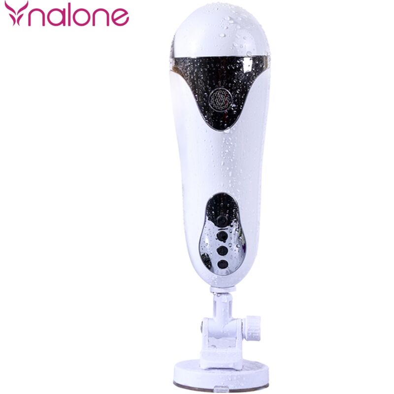 NALONE - MAGICIAN MASTURBATOR MIT VIBRATION WEISS – automatischer Masturbator Bild 11