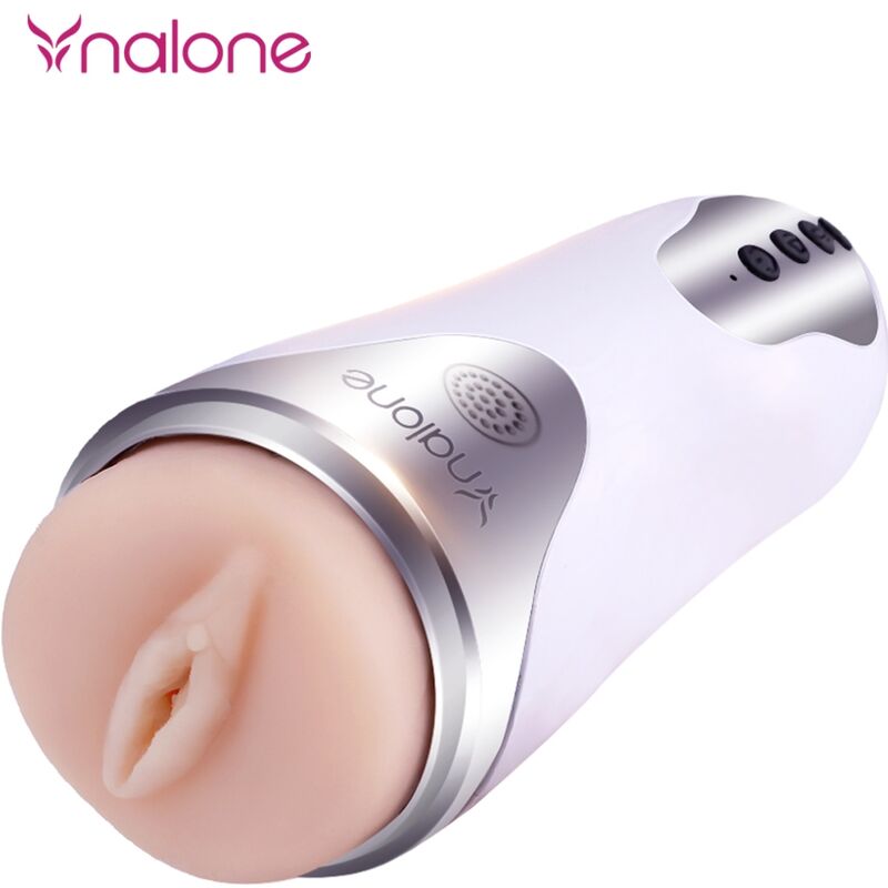 NALONE - MAGICIAN MASTURBATOR MIT VIBRATION WEISS – automatischer Masturbator Bild 7