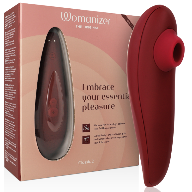 WOMANIZER - CLASSIC 2 KLITORALSTIMULATOR BORDEAUX Klitorisstimulator diskret online kaufen