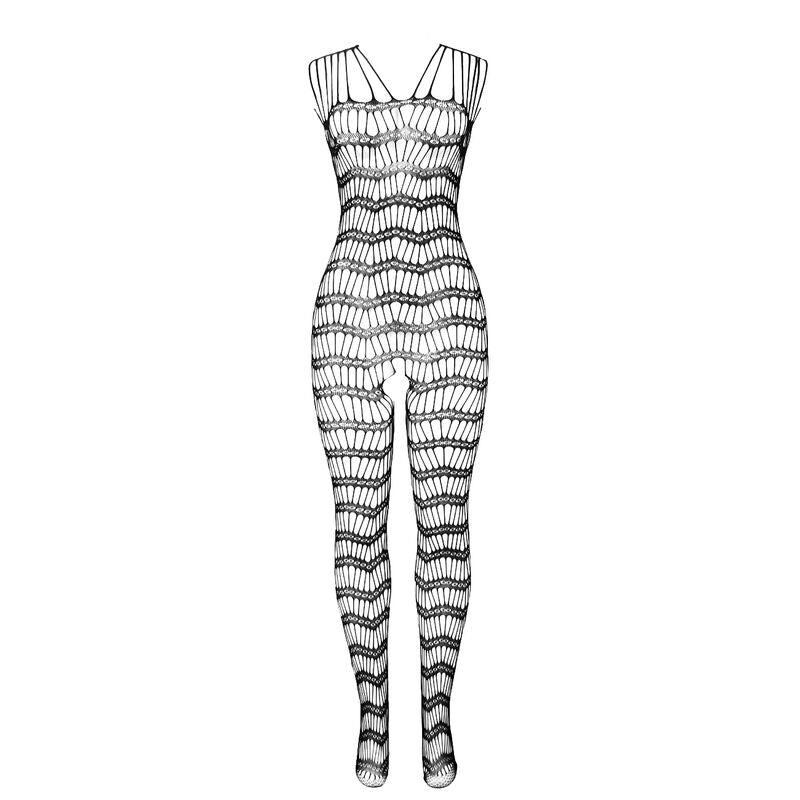 SUBBLIME - 951696 NETZ-BODYSTOCKING OHNE SCHRITT MIT TRGERN AN DEN SCHULTERN SCHWARZ EINE GRÖSSE für sinnliche Momente