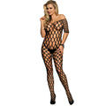 SUBBLIME - 951719 OFFENE SCHULTERN NETZ-BODYSTOCKING SCHWARZ EINE GRÖSSE Dessous-Body Produktansicht