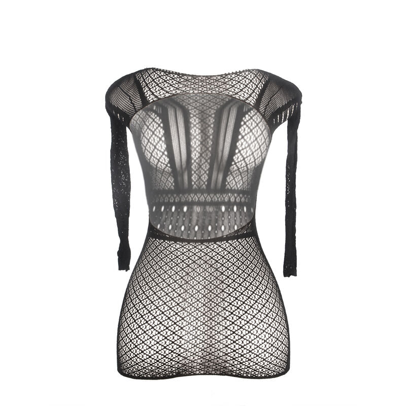 SUBBLIME - 951931 KURZES NETZKLEID MIT NACKTEM RÜCKEN EINE GRÖSSE hochwertige Produktabbildung