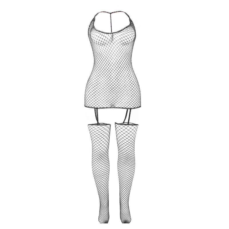 SUBBLIME - 951955 GLNZENDER NETZ-BODYSTOCKING EINE GRÖSSE hochwertige Produktabbildung