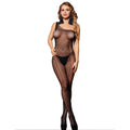 SUBBLIME - 952037 ONE SHOULDER FISHNET BODYSTOCKING MIT DIAMANTEN SCHWARZ EINE GRÖSSE Dessous-Body Produktansicht