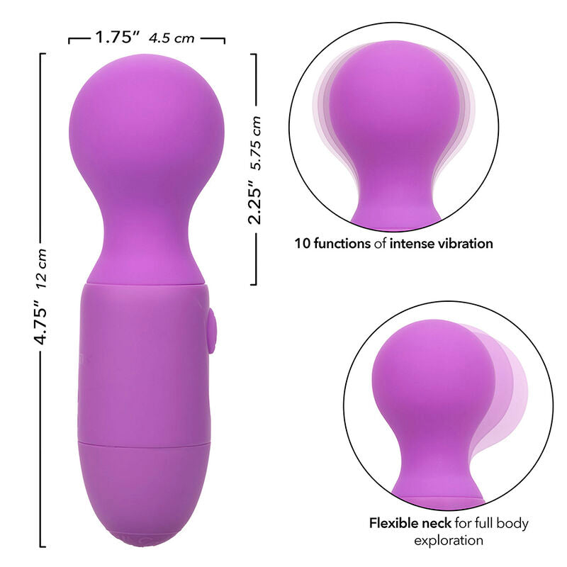CalExotics First Time Massager Lila – 10 Vibrationsmodi, USB Wiederaufladbar & Wasserdicht – Massager Vibrator Bild 16