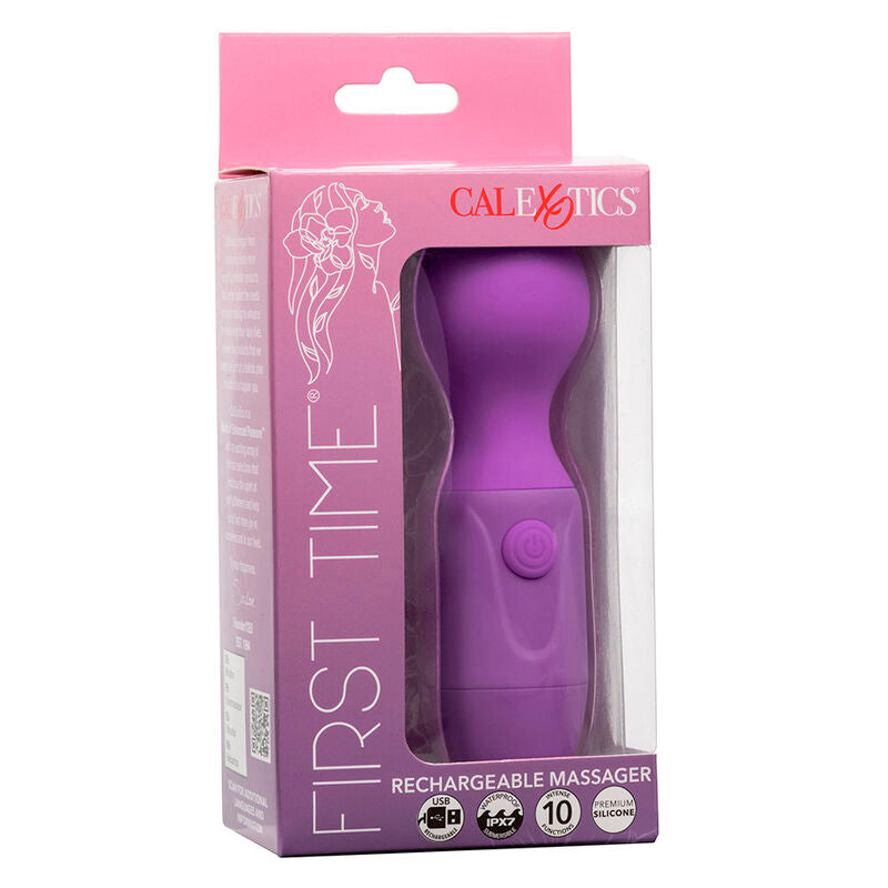 CalExotics First Time Massager Lila – 10 Vibrationsmodi, USB Wiederaufladbar & Wasserdicht – Massager Vibrator Bild 19