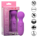 CalExotics First Time Massager Lila – 10 Vibrationsmodi, USB Wiederaufladbar & Wasserdicht – Massager Vibrator Bild 1