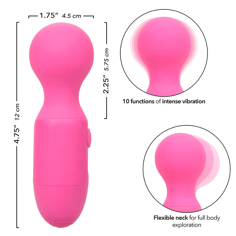 CalExotics First Time Massager – 10 Vibrationsmodi, USB Wiederaufladbar & Wasserdicht Massager Vibrator Produktansicht und Details