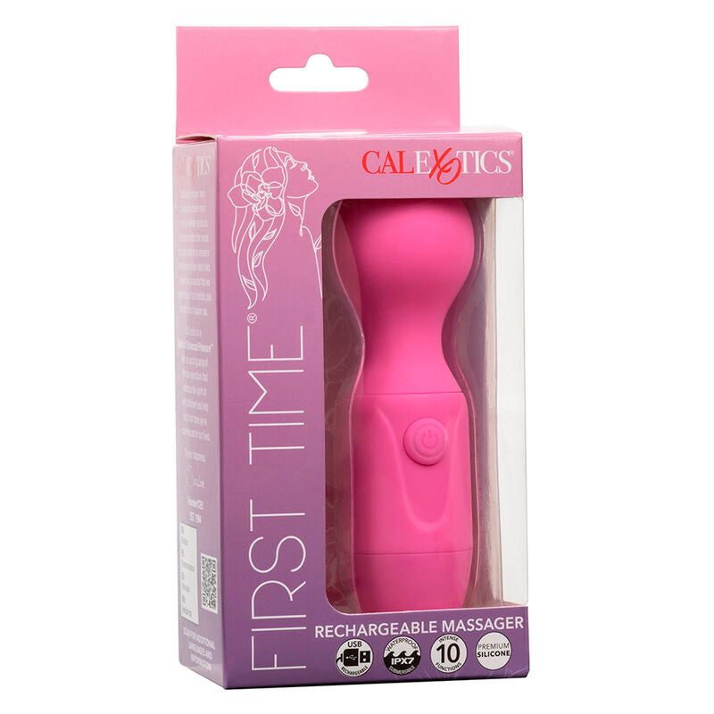 CalExotics First Time Massager – 10 Vibrationsmodi, USB Wiederaufladbar & Wasserdicht Massager Vibrator Produktansicht und Details