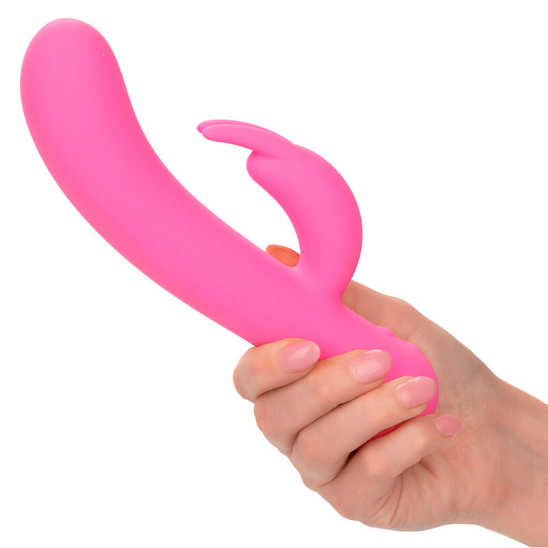 CalExotics First Time Rabbit – Wiederaufladbarer Vibrator, Dual-Stimulation, Wasserdicht, Rosa – Rabbit Vibrator Bild 11
