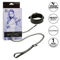 CalExotics Nocturnal Halsband & Leine – Verstellbar, Leder & Metall, BDSM Zubehör – BDSM-Zubehör Bild 1