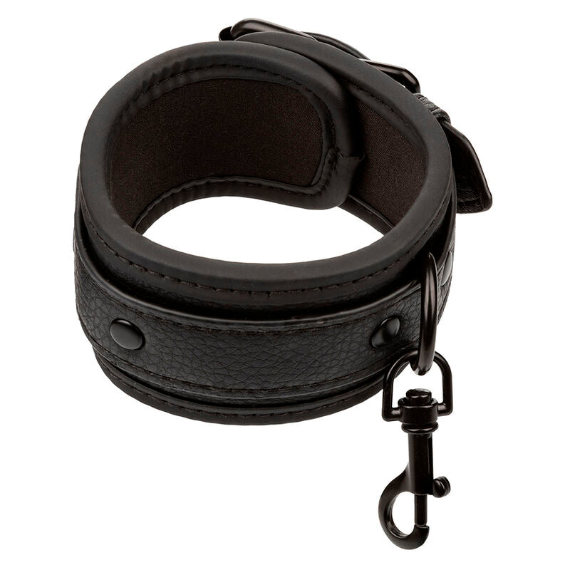 CalExotics Nocturnal Fußmanschetten – Verstellbar, Leder & Metall, BDSM Zubehör für sinnliche und diskrete Momente