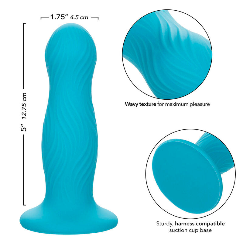 CALEXOTICS - WAVE RIDER SWELL ANAL PLUG BLAU – Analplug Bild 12
