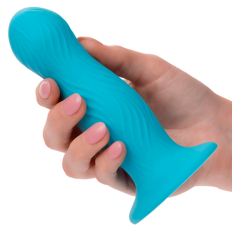 CALEXOTICS - WAVE RIDER SWELL ANAL PLUG BLAU – Analplug Bild 9