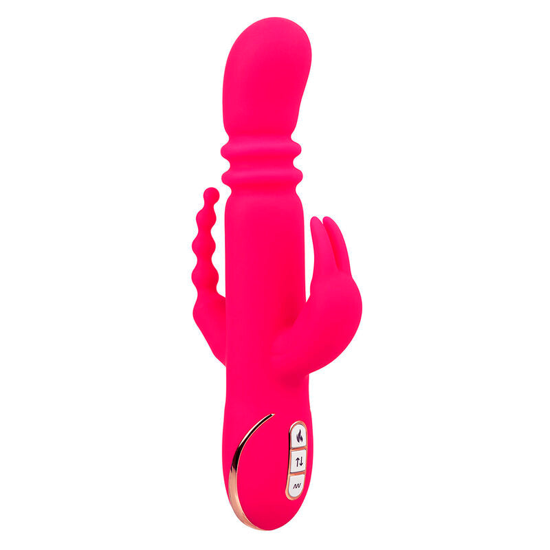 CALEXOTICS - JACK FANTASY DREIFACH BEHEIZTER VIBRATOR RABBIT ROSA – Rabbit Vibrator Bild 4