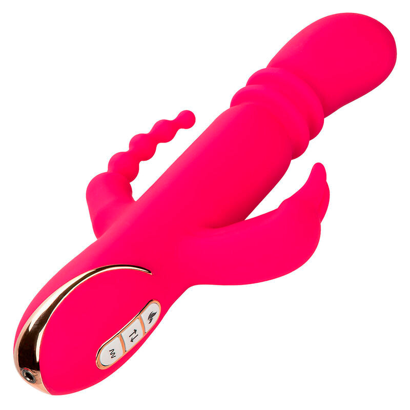 CALEXOTICS - JACK FANTASY DREIFACH BEHEIZTER VIBRATOR RABBIT ROSA – Rabbit Vibrator Bild 6