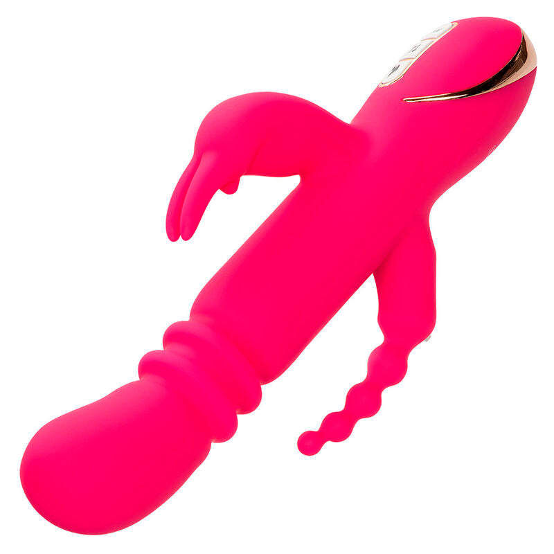 CALEXOTICS - JACK FANTASY DREIFACH BEHEIZTER VIBRATOR RABBIT ROSA – Rabbit Vibrator Bild 9