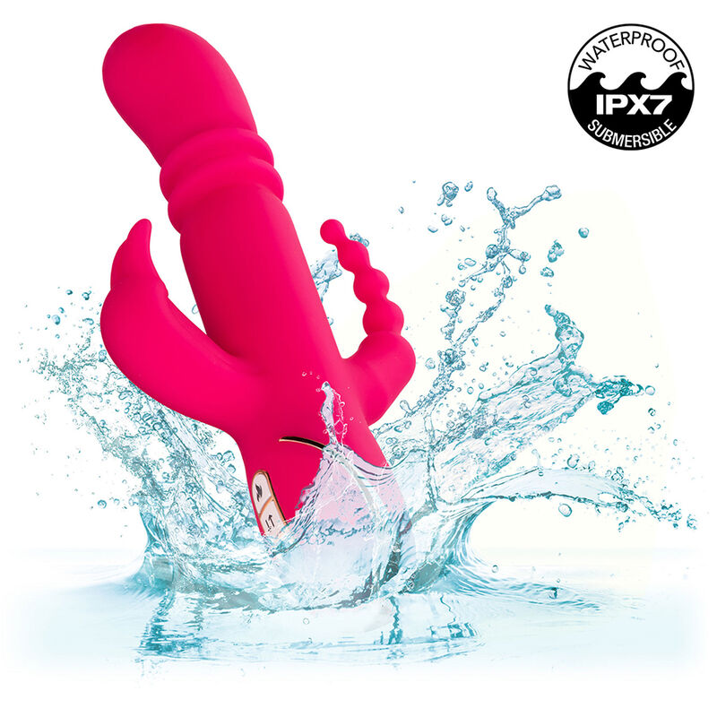 CALEXOTICS - JACK FANTASY DREIFACH BEHEIZTER VIBRATOR RABBIT ROSA – Rabbit Vibrator Bild 18