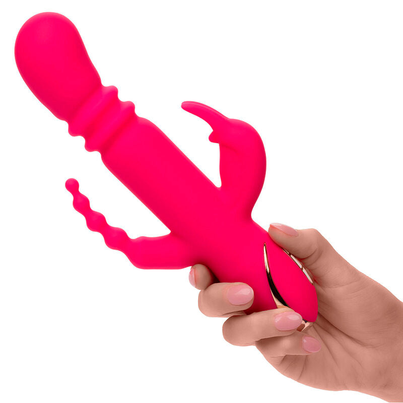 CALEXOTICS - JACK FANTASY DREIFACH BEHEIZTER VIBRATOR RABBIT ROSA – Rabbit Vibrator Bild 11