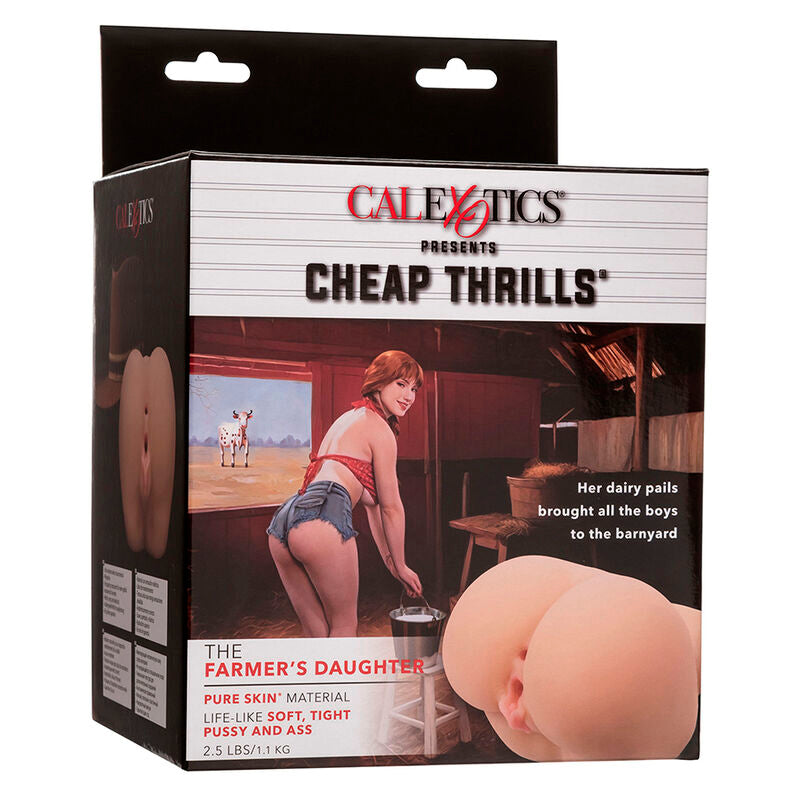 CALEXOTICS - THE FARMERS DAUGHTER DOPPELT REALISTISCHER MASTURBATOR, FLEISCH für sinnliche und diskrete Momente