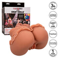 CALEXOTICS - THE HOMECOMING QUEEN DOPPELT REALISTISCHER MASTURBATOR KARAMELL – Masturbator Bild 1