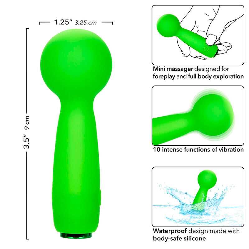 CalExotics Neon Vibes The Bubbly Vibe – Mini-Massager, 10 Vibrationsmodi & Wasserdicht – Massager Vibrator Bild 14