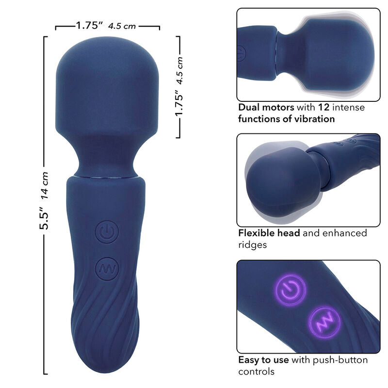 CalExotics Charisma Charm Massager Lila – 12 Vibrationsfunktionen, Kompakt & Wasserdicht – Massager Vibrator Bild 11