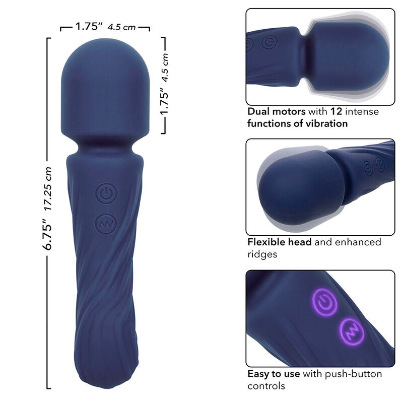 CalExotics Charisma Allure Massager – Doppelmotor, 12 Vibrationsmodi & Wasserdicht – Massager Vibrator Bild 11