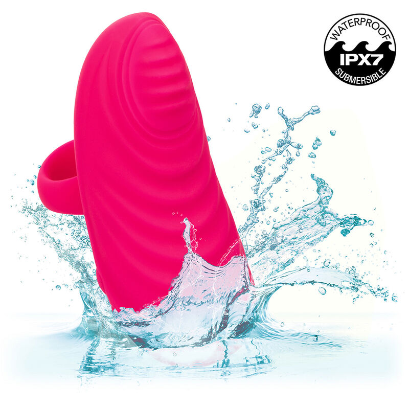 CalExotics Chic Tulpe Massager Blau – Doppelmotor, 10 Vibrationsmodi, USB Wiederaufladbar & Wasserdicht – Massager Vibrator Bild 15