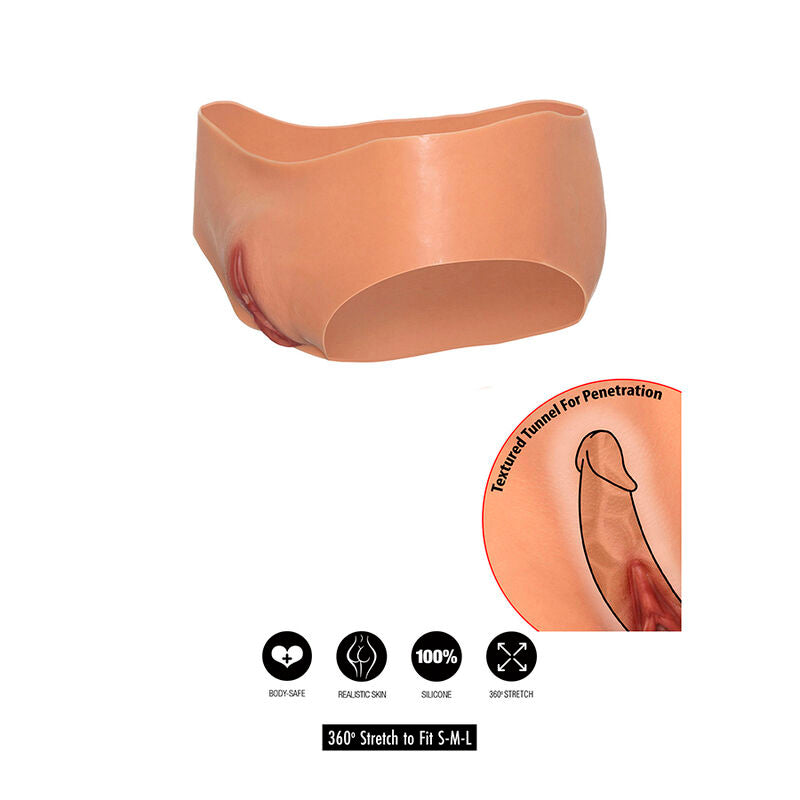 VERBORGENE BEGIERDE - ALTER EGO OFFENE VAGINA BRIEF HOHE TAILLEN FLEISCH bei Secret Pulse im Erotikshop