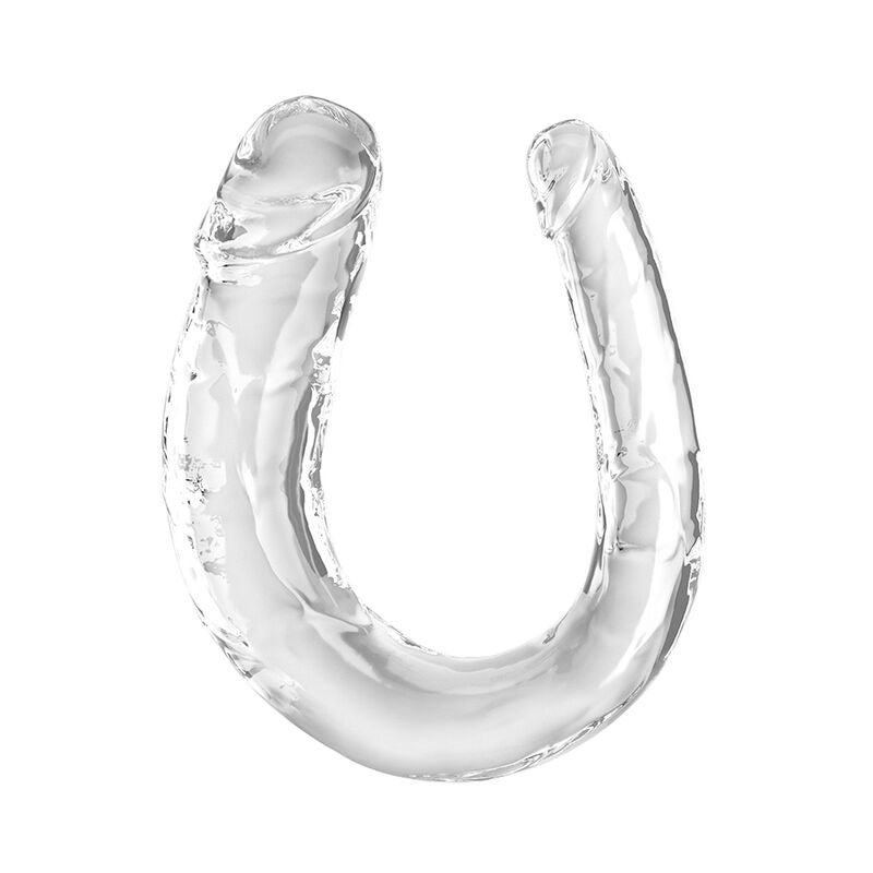 KING COCK - DOUBLE TROUBLE DOPPELDILDO 33 CM KLAR Dildo diskret online kaufen