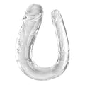 KING COCK - DOUBLE TROUBLE DOPPELDILDO 44 CM KLAR Dildo diskret online kaufen