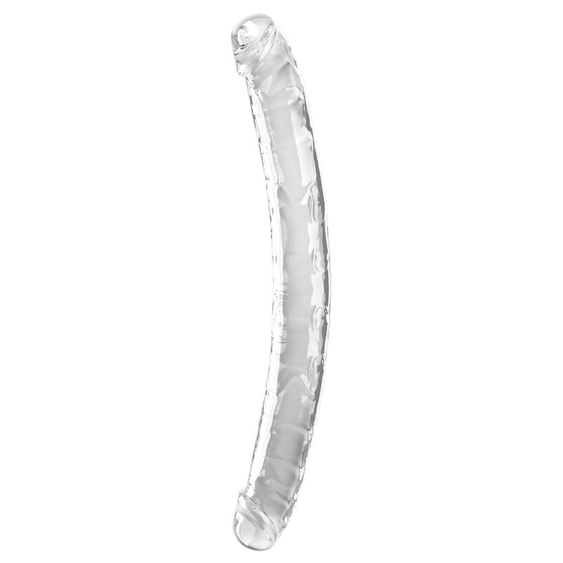 KING COCK - DOUBLE TROUBLE DOPPELDILDO 46 CM KLAR Dildo diskret online kaufen